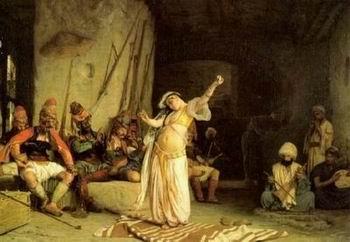 unknow artist Arab or Arabic people and life. Orientalism oil paintings  239